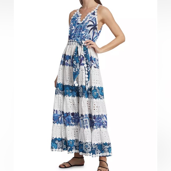 FARM Rio Dresses & Skirts - SOLD! New FARM Rio Sweet Rio Full of Flowers Maxi Dress